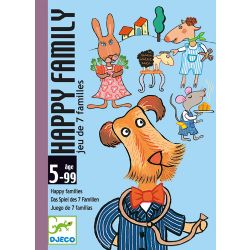 JEU DJECO - HAPPY FAMILY - JEU DE 7 FAMILLES